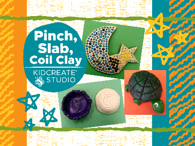 Pinch, Slab, Coil Clay- Summer Camp (4-12Y)