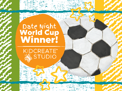Kidcreate Studio - Fairfax Station. Date Night- World Cup Winner!  (4-10 Years)